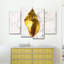«Shell On Marble», ensemble de 4 reproductions sur toile par Anna LuxArt-936440825