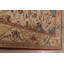 Tapis beige noué à la main de conception unique 8 pi 10 po x 11 pi 9 po