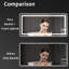 Miroir de commode illuminé sans cadre-1642498522