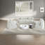 Canapé modulaire en chenille beige