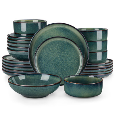 Daniluk 24 Piece Stoneware Dinnerware Set - Service for 6