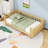 Wood Platform Bed with Slats-978453997-978453996