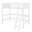 Lit mezzanine en bois massif avec échelle-1488533695