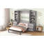 Full Size Murphy Bed With Storage Shelves And Drawers