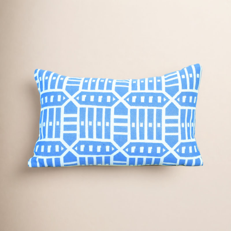 Coussin lombaire intérieur / extérieur Pacifica, Bleu