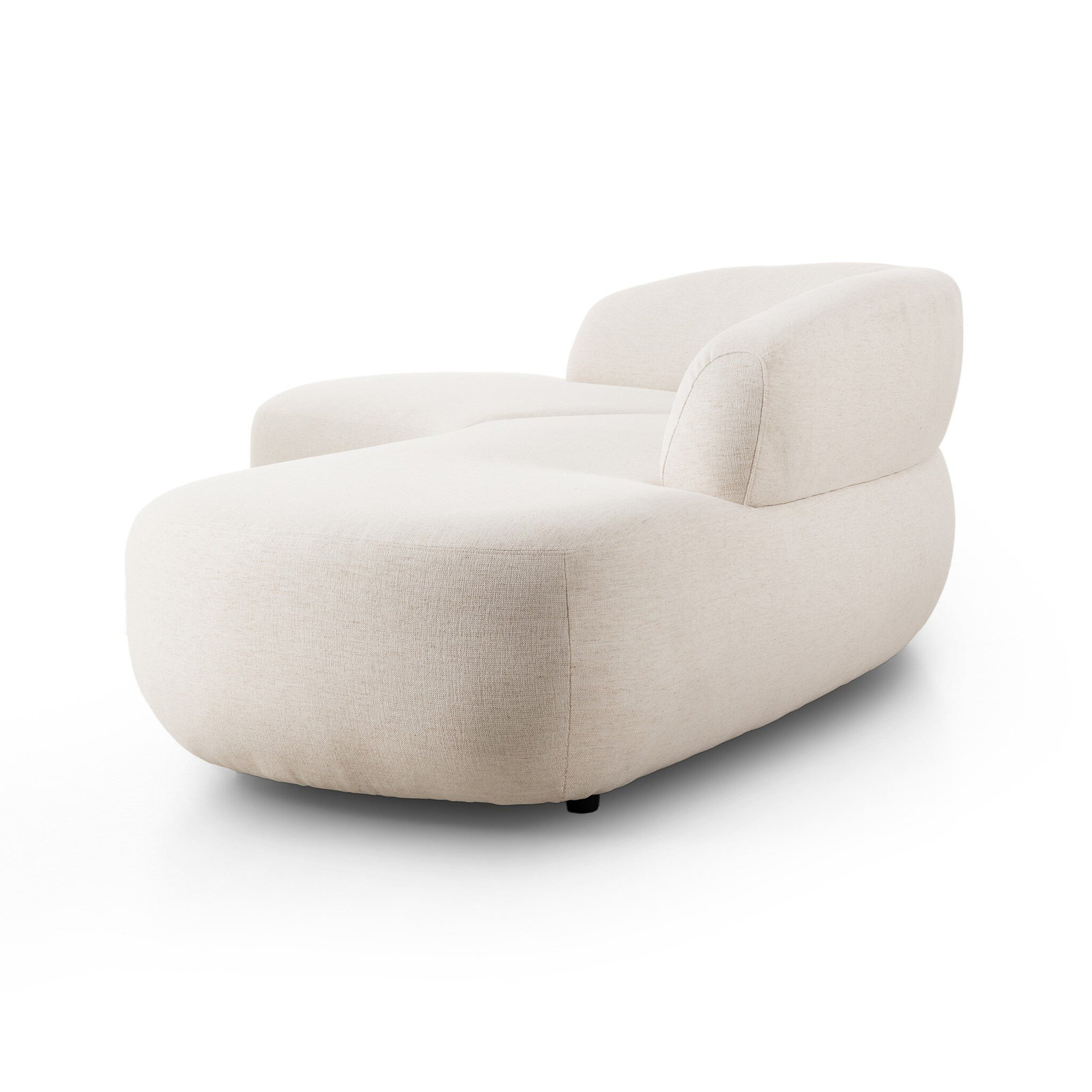 Athens Double Chaise-159?-Thames, Nomad Snow Polyester Blend
