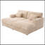 Double chaise longue avec deux coussins de soutien, ports USB et porte-gobelets-1850573401