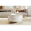 Table basse ronde avec 2 grands tiroirs de rangement