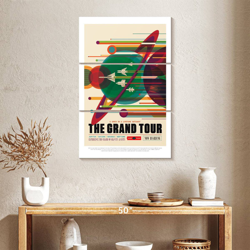 Oberle Grand Tour rétro, H 57 po x l 36 po