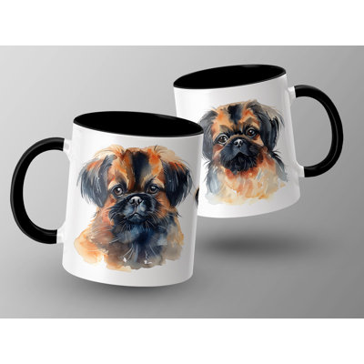 Pekingese Watercolor Design 11oz Coffee Mug
