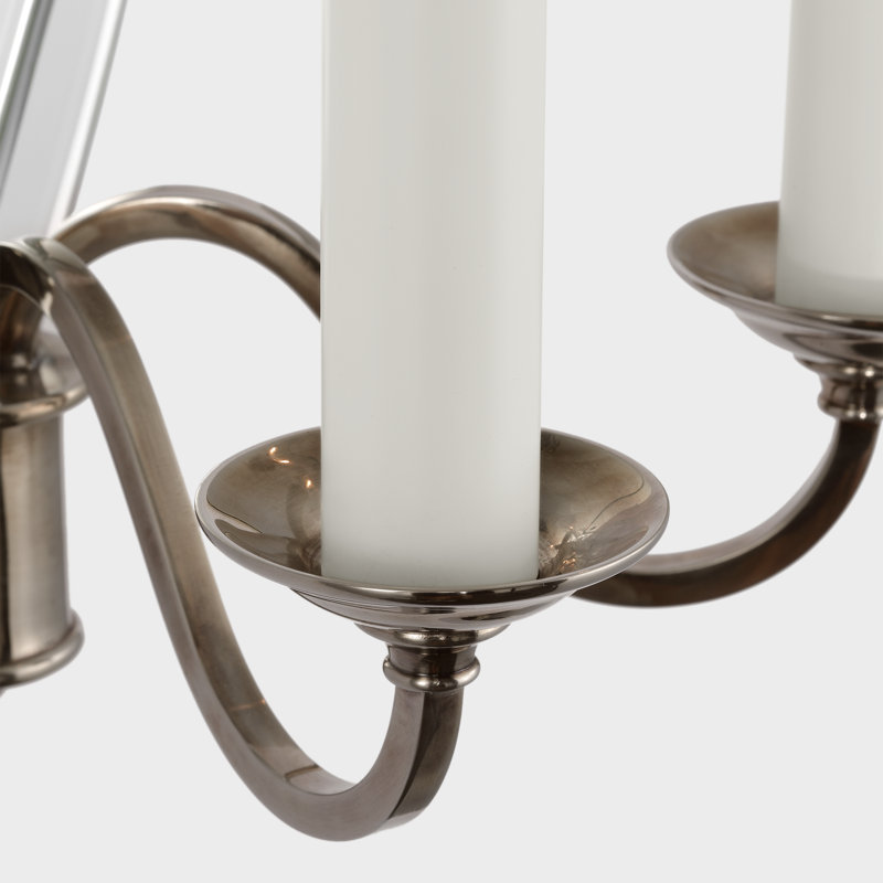 Adelaide 2 - Light Candle Wall Light, Butler's Silver, 26.75" H x 12.25" W x 8.75" D