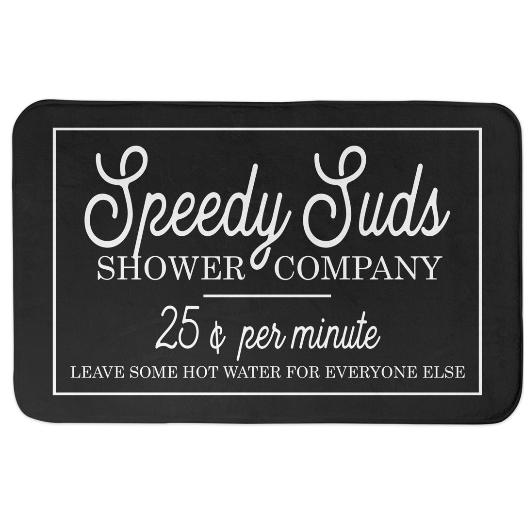 Alvardo Non-Slip Bath Rug Red Barrel Studio®