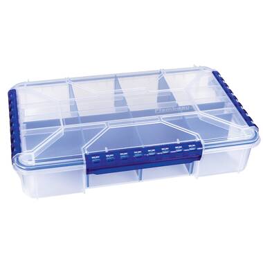 Elizabeth Ward Bead Storage Solutions Plastic Organizer Tray with Clear  Snap Shut Lid for Sorting Craft Supplies, Fasteners, Crystals, and More