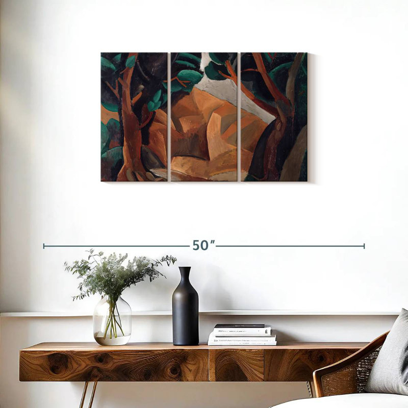 Avery Landscape With Two Figures, 20" H x 33" W