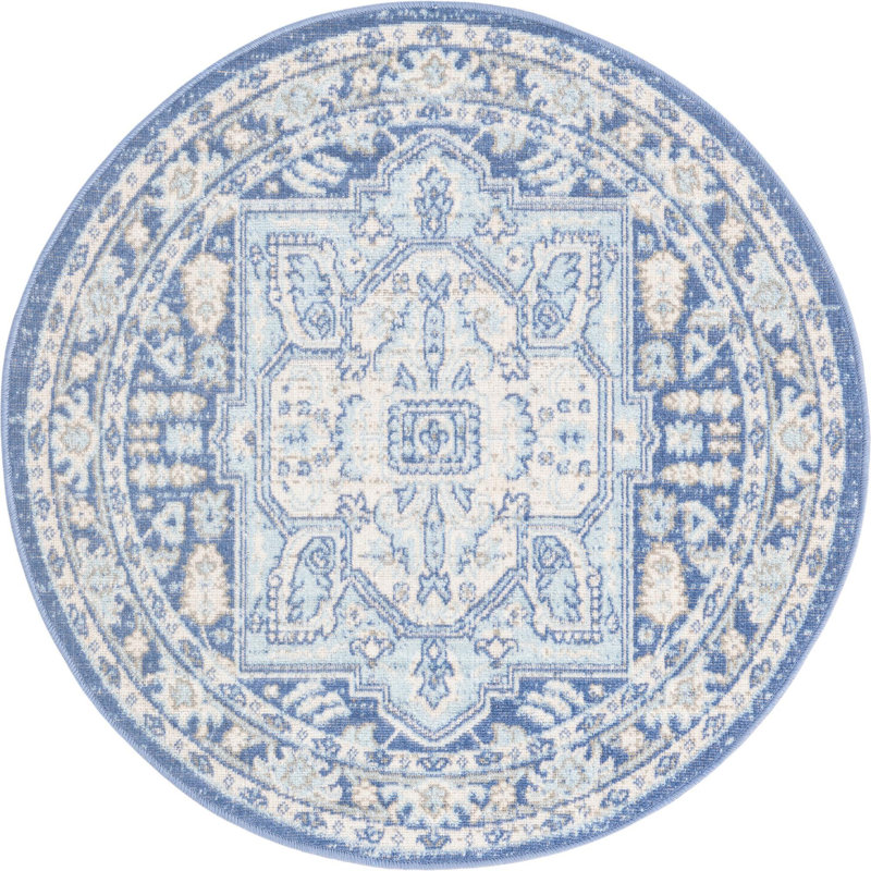 Marciel Oriental Indoor Rug, Round 3'3"