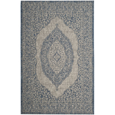Amedee Performance Oriental Indoor/Outdoor Area Rug