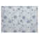 Machine Washable Indoor/Outdoor Christmas Snowflake Xhevrie Sky Rug