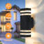 Matte Black 31cm H Outdoor Sconce