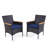 Leonard 4 - Person Patio Dining Set with Square Table , Cushions Included