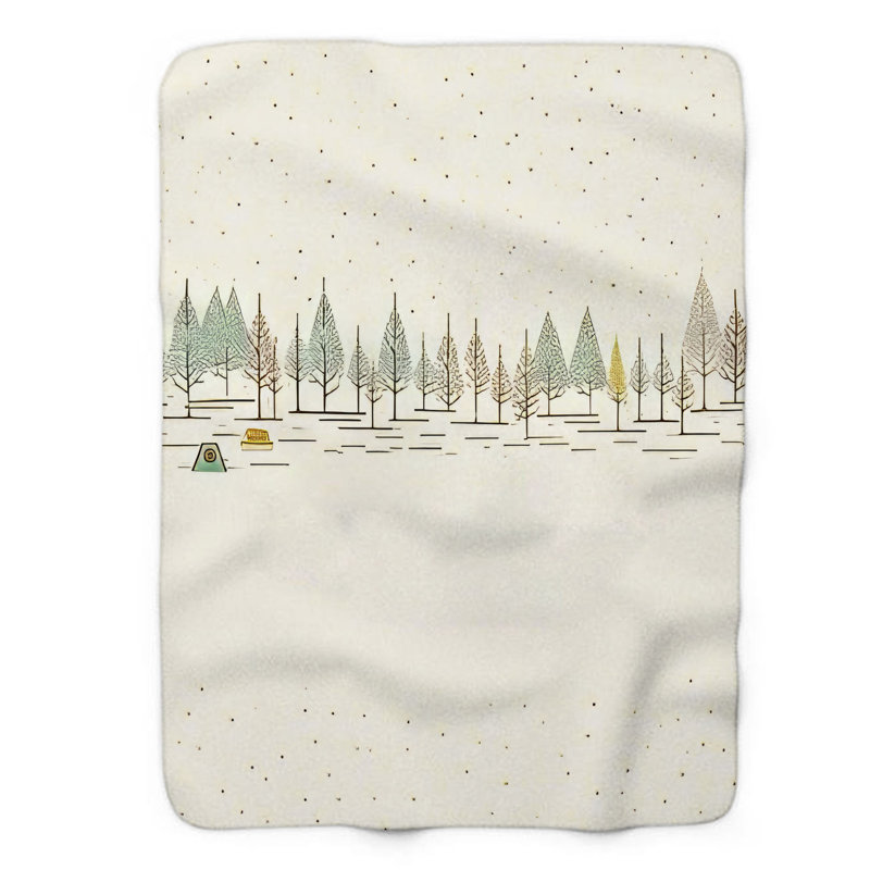 Cozy Hearth - couverture 1 pièce, Grand lit