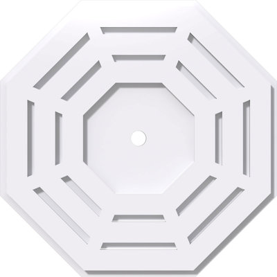 Médaillon de plafond contemporain en PVC Westin