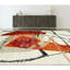 High-Quality Hand-Knotted Red/Black/Gray Area Rug-69961528-124928898