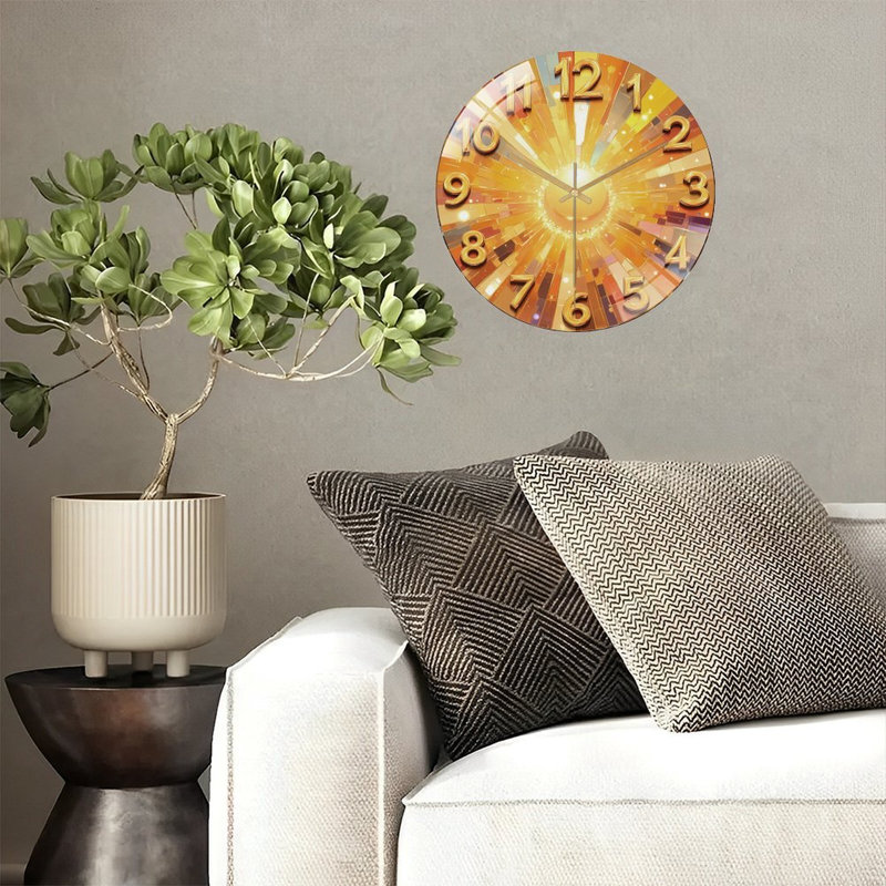 Horloge murale 12 po