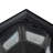 Black Solar Powered Integrated LED Pathway Light