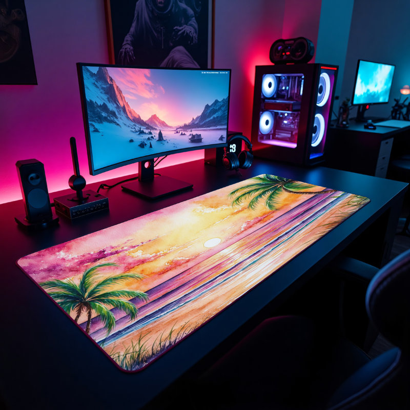 Polyester Desk Pad, 23.6x13.8