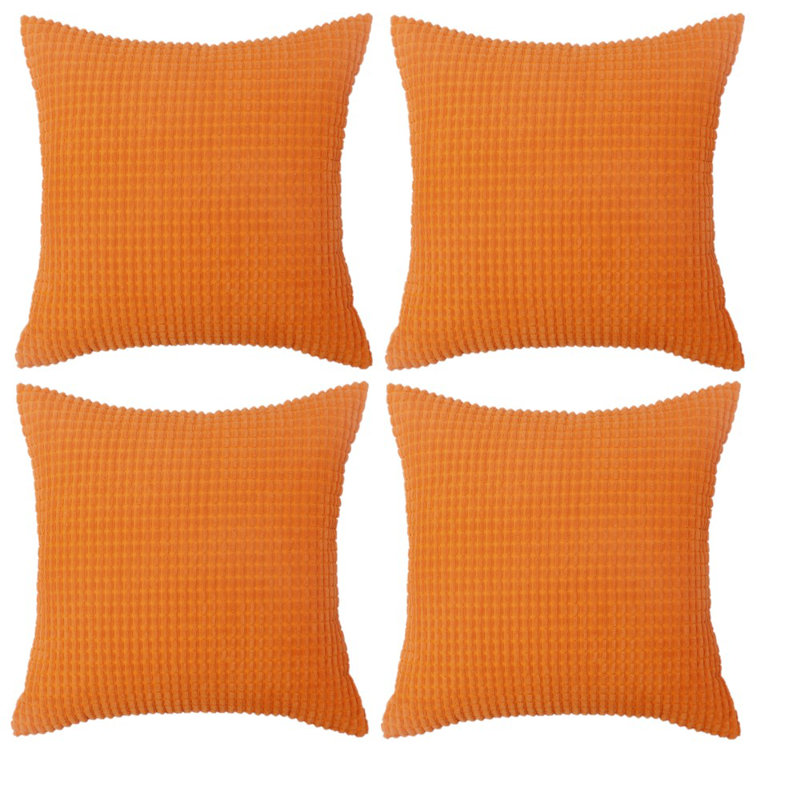 Coussin Corduroy, Orange