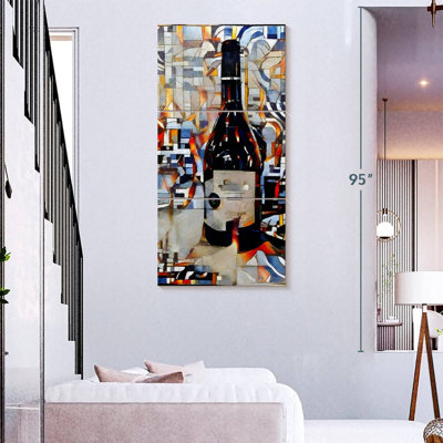 Abstract Wine Bottle