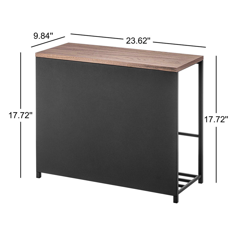 Banc de rangement pour chaussures, Noir