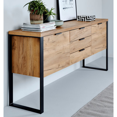 Apogee 180 Cm Wide 3 Drawer Sideboard
