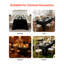 Tablecloths for Rectangle Tables, Reusable and Machine Washable Table Clothes, Wrinkle-Resistant Polyester Fabric Table Covers for Wedding, Party, Banquet-1901362817-1901362831
