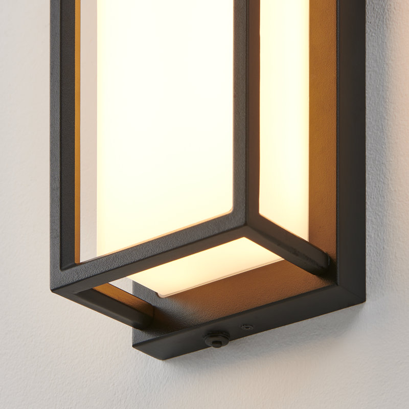 12.25’’ Dimmable Black LED Outdoor Wall Sconce