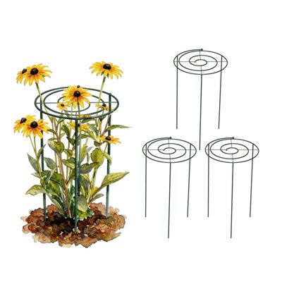 Piquets de soutien pour plantes de jardin en spirale
