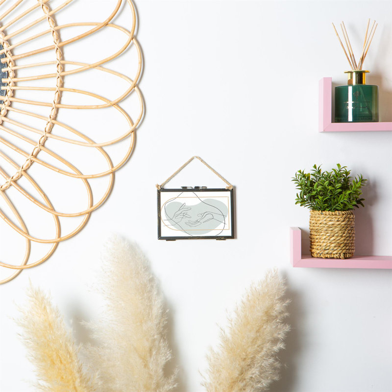 Nicola Spring - Hanging Metal Photo Frames, 5" x 7", Rectangle, 2