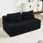 Canapé-lit pliable en velours côtelé avec 2 coussins Boneless-1501097780
