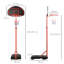 Freeport Park Vargas 73cm W Portable Full-Size Basketball Hoop