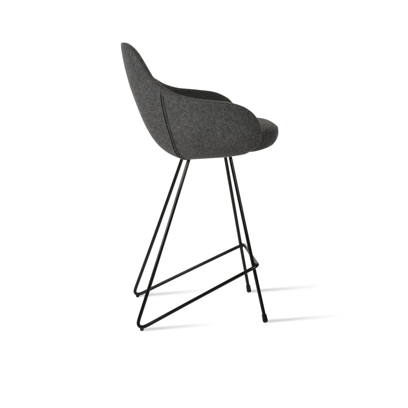 Gazel Arm Cattelan Bar & Counter Stool 1, Gris foncé