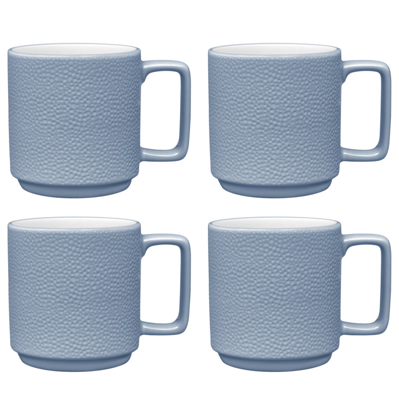 Verres à vin Noritake Colortex, 16 oz., Turquoise, Ensemble de 4