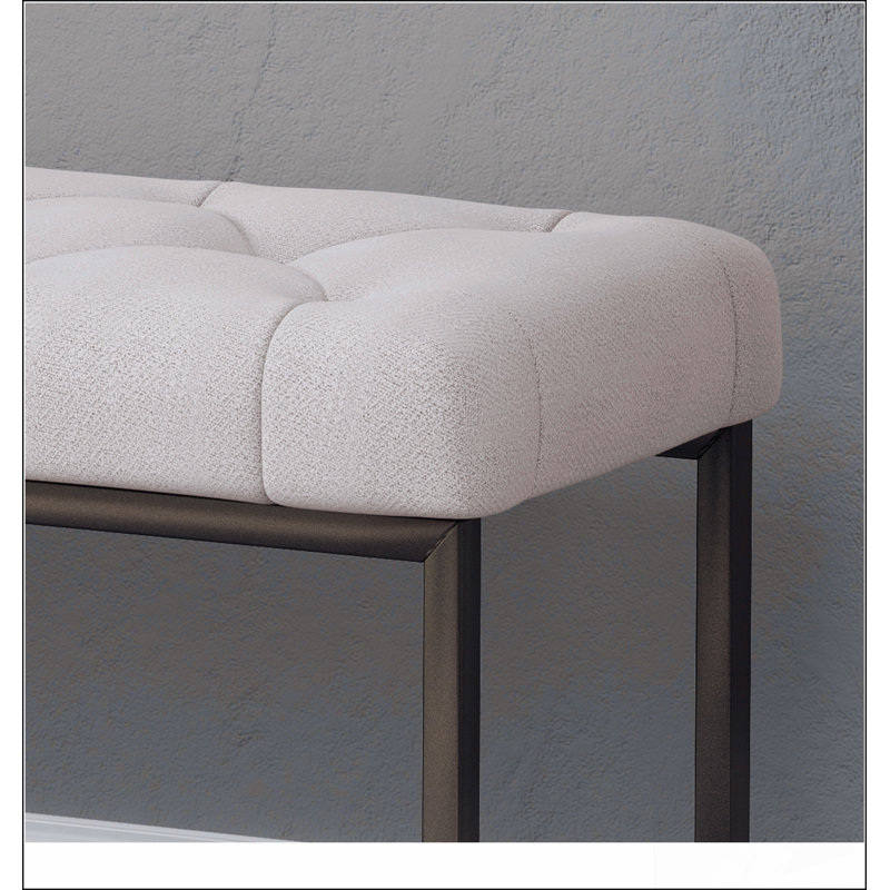 Upholstered Button Tufted Bench, and Simple design, comfortable and durable, multi-functional bench