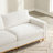 Laima 82.6" W 2-Piece Polyester Upholstered Loveseat with Solid Wood Legs-29519664
