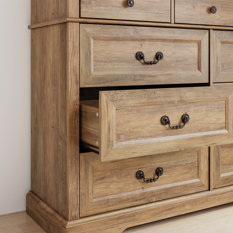 The Twillery Co. Bridgeport 9 Drawer 53.5'' W Double Dresser & Reviews ...