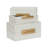 Fan 2 Piece Handmade Solid Wood Decorative Box Set