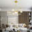 Modern Led Industria Chandeliers Round Pendant Light Farmhouse Sputnik Chandelier Mid Century Ceiling Light Fixtures For Dining Room Bedroom Living Room Kitchen Hallway Foyer（1 Pack）-1223906279-1237147364