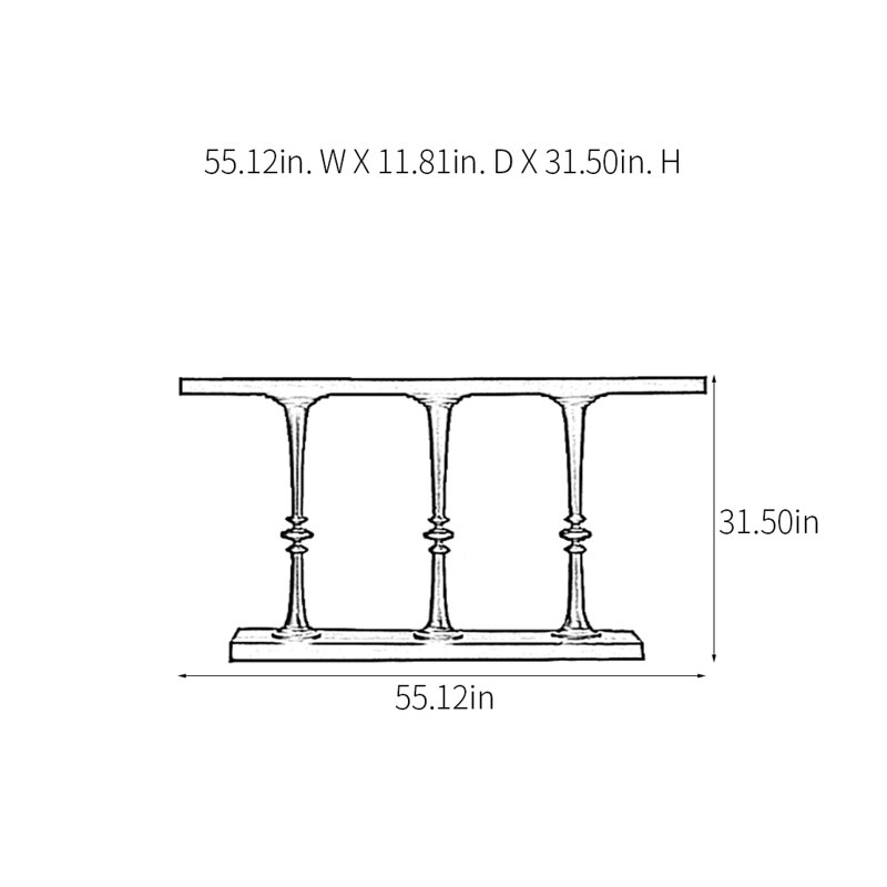 Swenson, 31.5" H x 55.12" W x 11.81" D