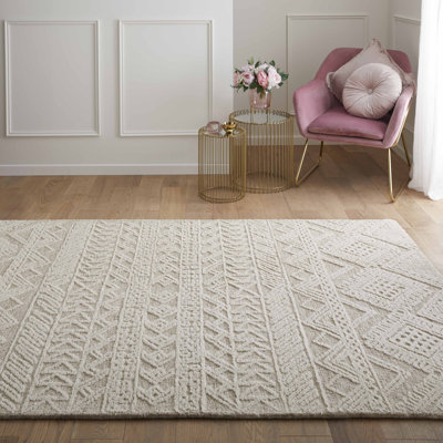 Savorey Geometric Handtufted Area Rug