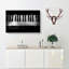 Broken Piano Keys - Wrapped Canvas-55362978