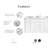 Bruning 72" Carrara Engineered Marble Countertop Bath Vanity with Faucet-570345915-568975137-570345914